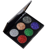 Handaiyan 6 Color Glitter Eyeshadow Palette - Fashion Genie Boutique