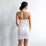 Love Lies White Strapless Sequin Mini Dress - Fashion Genie Boutique