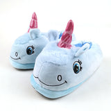 I Heart Unicorns Blue Slippers - Fashion Genie Boutique