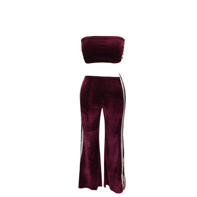 Laidback Lass Black Cropped Lounge Co-Ord - Fashion Genie Boutique