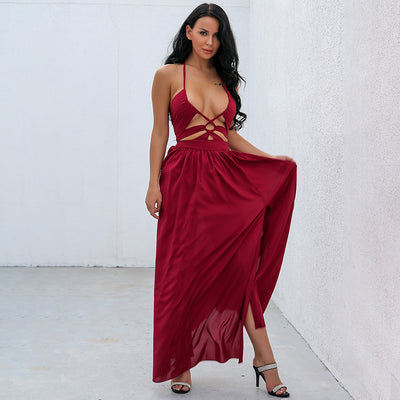 Magic Of Love Burgundy Maxi Dress - Fashion Genie Boutique