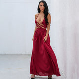 Magic Of Love Burgundy Maxi Dress - Fashion Genie Boutique