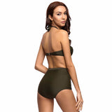 Keep Me Coasted Green Harness Bikini - Fashion Genie Boutique