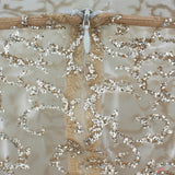 Luxury Lady Gold Bardot Glitter Embellished Long Sleeve Maxi Dress - Fashion Genie Boutique
