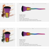 Purple Rose Make-up Brushes - Fashion Genie Boutique