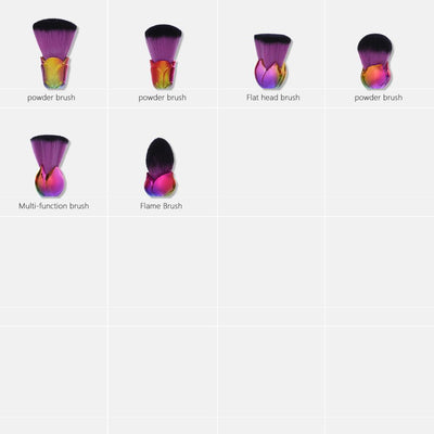 Purple Rose Make-up Brushes - Fashion Genie Boutique