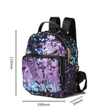 Mini Blue Sequin Backpack - Fashion Genie Boutique