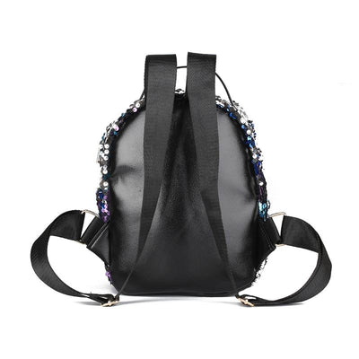 Mini Blue Sequin Backpack - Fashion Genie Boutique