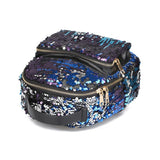Mini Blue Sequin Backpack - Fashion Genie Boutique