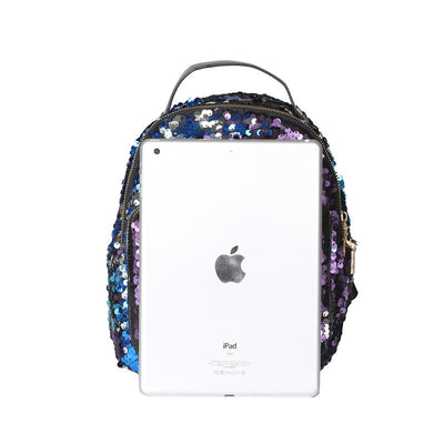 Mini Blue Sequin Backpack - Fashion Genie Boutique