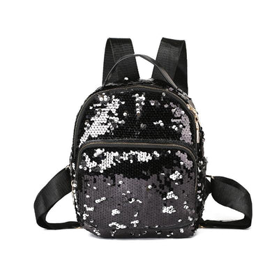 Mini Black Sequin Backpack - Fashion Genie Boutique