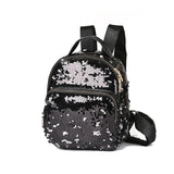 Mini Black Sequin Backpack - Fashion Genie Boutique