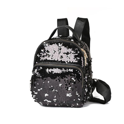 Mini Black Sequin Backpack - Fashion Genie Boutique