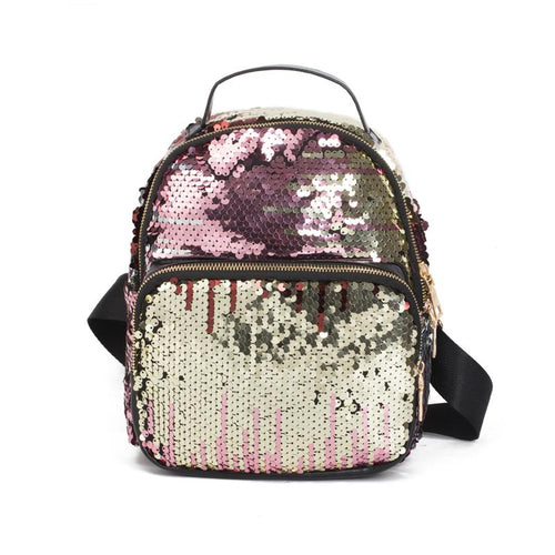 Mini Gold Sequin Backpack - Fashion Genie Boutique