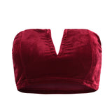 Kensington Green Strapless Crop Top - Fashion Genie Boutique