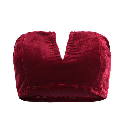 Kensington Green Strapless Crop Top - Fashion Genie Boutique