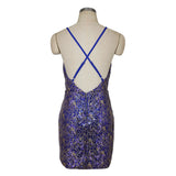Make An Entrance Rose Gold Sequin Mini Dress - Fashion Genie Boutique