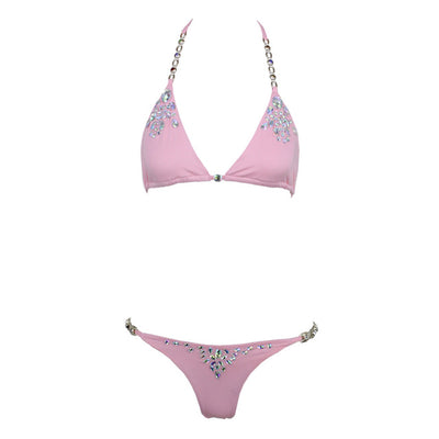 Cocktails and Canopies Green Crystal Bikini Swimsuit - Fashion Genie Boutique