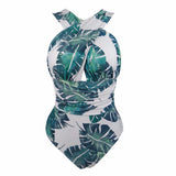 Sandy Beaches Black Padded One Piece Swimsuit - Fashion Genie Boutique