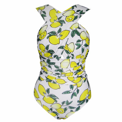 Sandy Beaches Black Padded One Piece Swimsuit - Fashion Genie Boutique