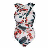 Sandy Beaches Black Padded One Piece Swimsuit - Fashion Genie Boutique