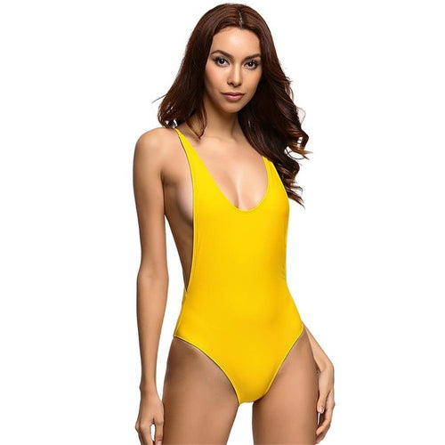 Lua Yellow One Piece Swimsuit - Fashion Genie Boutique