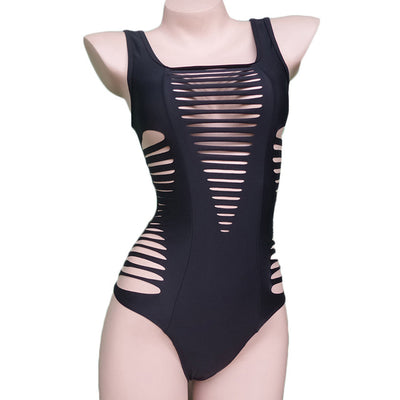 Sanchez Black Cut Out Swimsuit - Fashion Genie Boutique