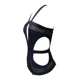 Shawna Black Cut Out Monokini Swimsuit - Fashion Genie Boutique