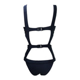 Shawna Black Cut Out Monokini Swimsuit - Fashion Genie Boutique