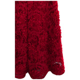 Art Of Persuasion Red Floral Lace Maxi Gown Dress - Fashion Genie Boutique