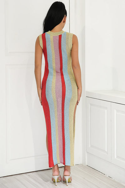 Budding Romance Multi Maxi Dress - Fashion Genie Boutique