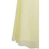 All Mine Yellow One Shoulder Slit Fishtail Maxi Gown Dress - Fashion Genie Boutique