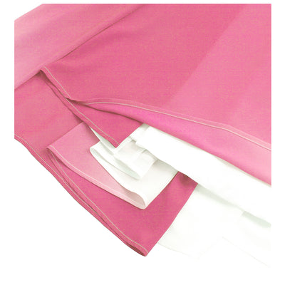 Love Potion Pink & White Contrast Chiffon Sequin Maxi Gown Dress - Fashion Genie Boutique