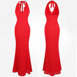 Perfect 10 Pink Halter Floral Maxi Gown Dress - Fashion Genie Boutique