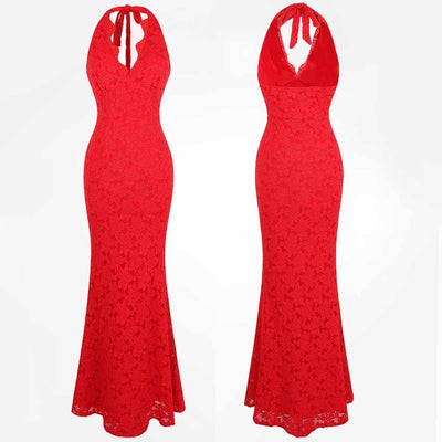 Perfect 10 Pink Halter Floral Maxi Gown Dress - Fashion Genie Boutique