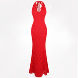 Perfect 10 Pink Halter Floral Maxi Gown Dress - Fashion Genie Boutique