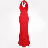 Perfect 10 Pink Halter Floral Maxi Gown Dress - Fashion Genie Boutique