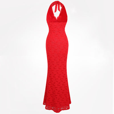 Perfect 10 Pink Halter Floral Maxi Gown Dress - Fashion Genie Boutique