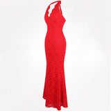 Perfect 10 Pink Halter Floral Maxi Gown Dress - Fashion Genie Boutique