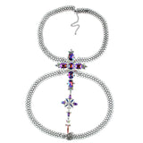 Audrey Crystal Body Chain Necklace - Fashion Genie Boutique
