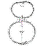 Audrey Crystal Body Chain Necklace - Fashion Genie Boutique