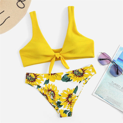 Gigi Yellow Bikini Swimsuit - Fashion Genie Boutique