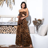 A Girl Like Me Crop Top & Wide Leg Trousers Co-Ord - Fashion Genie Boutique