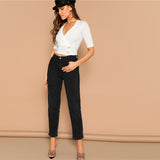 New Lust White Bardot Crop Top - Fashion Genie Boutique