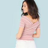 Better With You Pink Bardot Top - Fashion Genie Boutique
