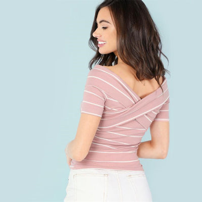 Better With You Pink Bardot Top - Fashion Genie Boutique