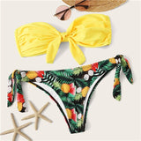 Beach Bum Red Halter Bikini Swimsuit - Fashion Genie Boutique